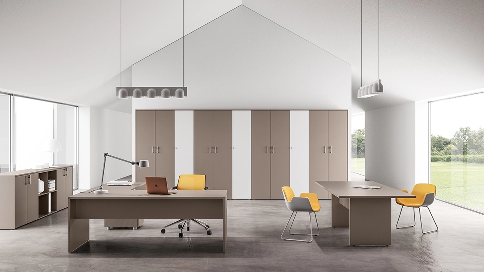 Scrivania Operativa Funny Fianco Legno di About Office