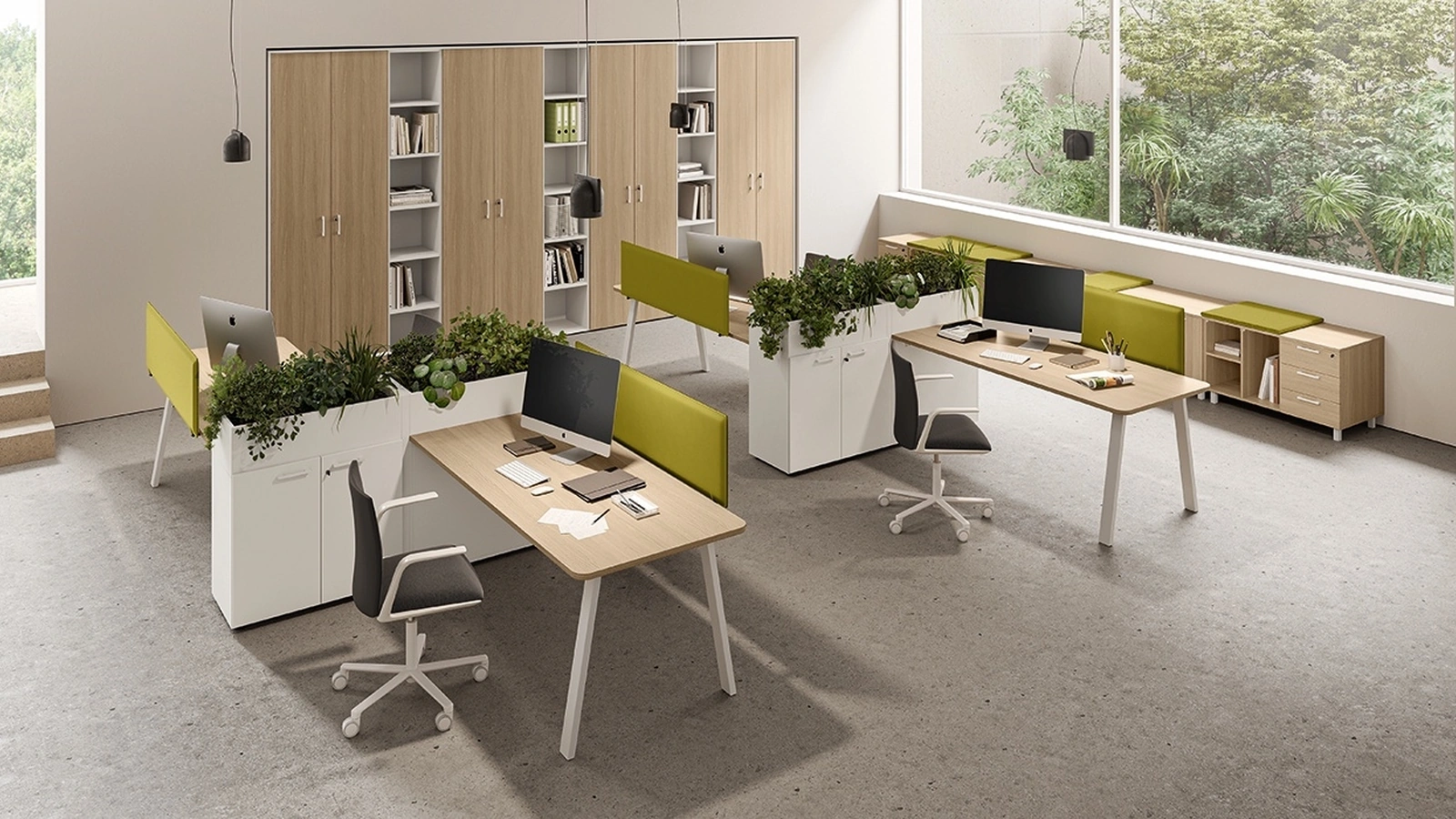 Scrivania Operativa Funny Yes Soft di About Office