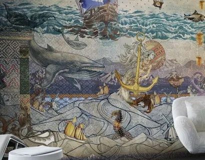 Carta da parati Atlantis di London Art