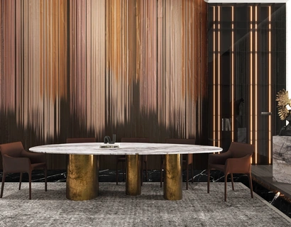 Carta da parati Bronze Rain di London Art