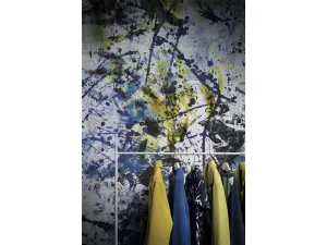 Carta da parati moderna con grafica astratta Jackson di London Art