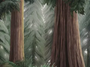 Carta da parati La Forêt Éternelle di London Art