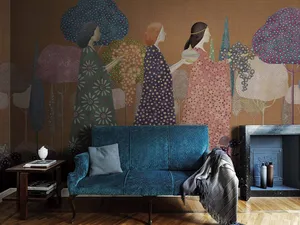 Carta da parati Les Princesses di London Art