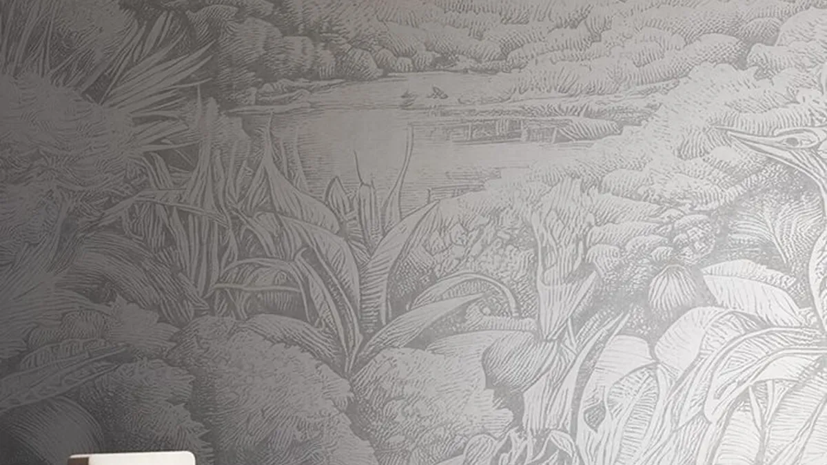 Carta da parati Over the Hills and Far Away di London Art