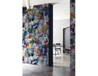 Carta da parati con gioielli colorati Shine On di London Art