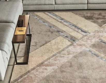 Tappeto con linee che si intrecciano Eikon di Ditre Italia