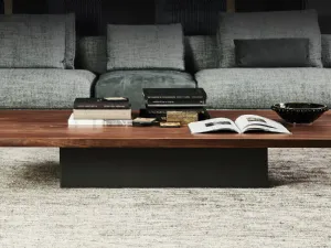 Tavolino Idem in noce canaletto di Cattelan Italia