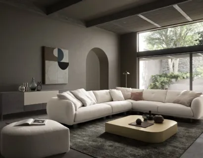 Pouf Drop in tessuto di Presotto