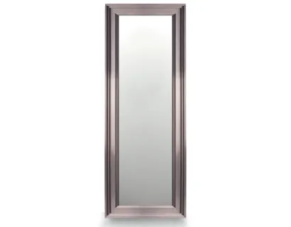 Specchiera Keystone con cornice in legno di Devina Nais