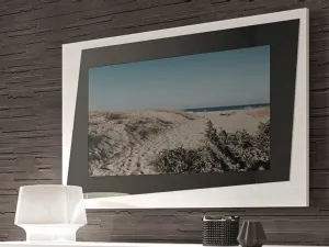 Specchiera Linea con cornice in frassino di Adriatica