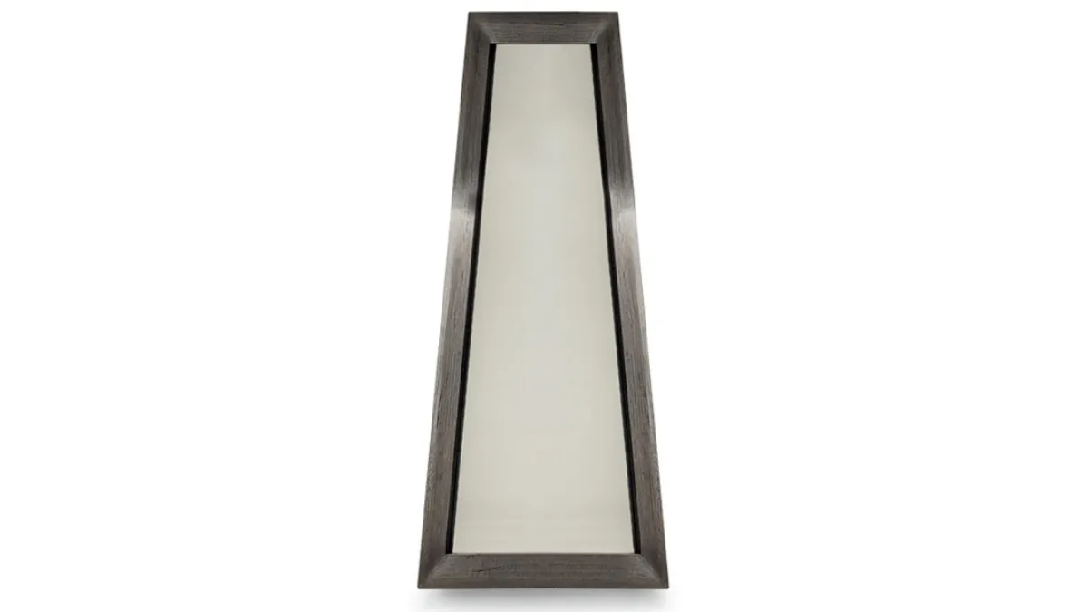 Specchiera Trapezio con cornice in legno di Devina Nais