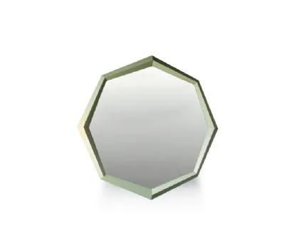Specchio Diamond in massello di rovere di Devina Nais