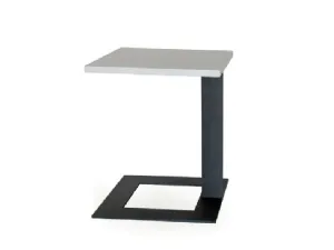 Tavolino TN090 in rovere laccato e ferro di Devina Nais