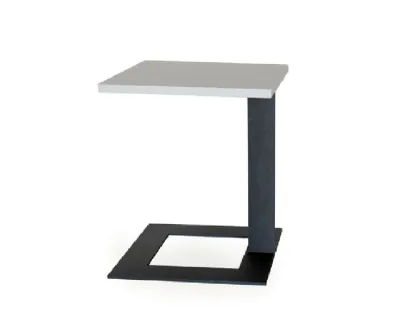 Tavolino TN090 in rovere laccato e ferro di Devina Nais