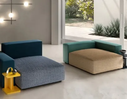 Pouf Tetris modulari e componibili di Doimo Salotti