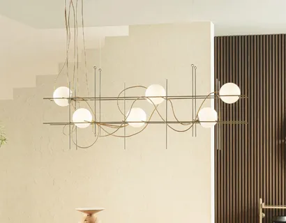 Lampada a sospensione Iron S di Riflessi
