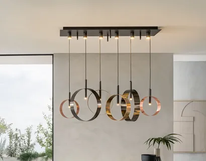 Lampada a sospensione Led Loop S di Riflessi