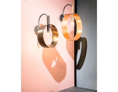 Lampada Led Loop Applique in metallo di Riflessi