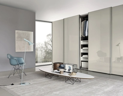 Armadio Ala Vetro Juta di Sangiacomo