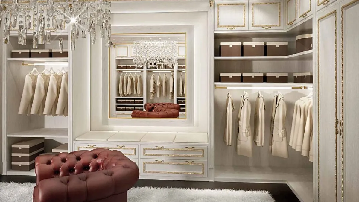 Cabina Armadio Stile Classico 01 di Arte Brotto