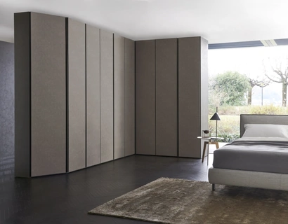 Armadio angolare Breccia con ante battenti di Sangiacomo