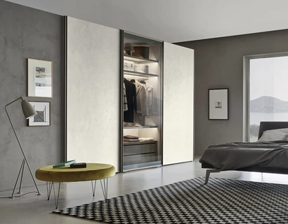 Armadio scorrevole Scrigno Materico di Sangiacomo