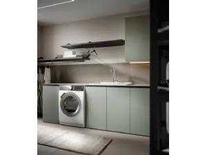 Mobile da Bagno per lavanderia in nobilitato prato Minerva 03 di Edoné