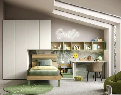 Cameretta a ponte K104 di Moretti Compact Camerette