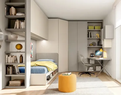 Cameretta a ponte Layout 02B di Doimo Cityline