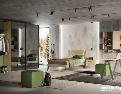 Cameretta componibile Y116 di Moretti Compact Camerette