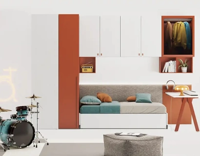 Cameretta a ponte YGAB di Moretti Compact Camerette