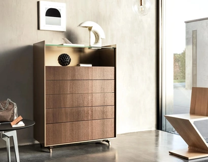 Cassettiera Cabaret Glass di Sangiacomo