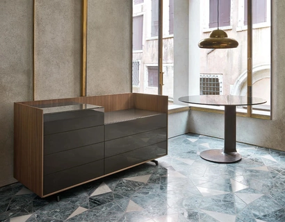 Comò Cabaret Glass di Sangiacomo