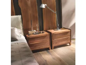 Comodino Leonardo L100 in legno massello di Arte Brotto