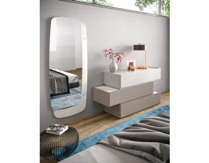 Comò Podio Smart H materico rovere visone top decor bianco calacatta di Corso 11