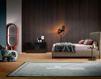 Comò Tetris laccato lucido Nero di Twils