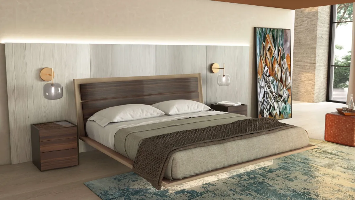 Comodino in legno Wave di Presotto
