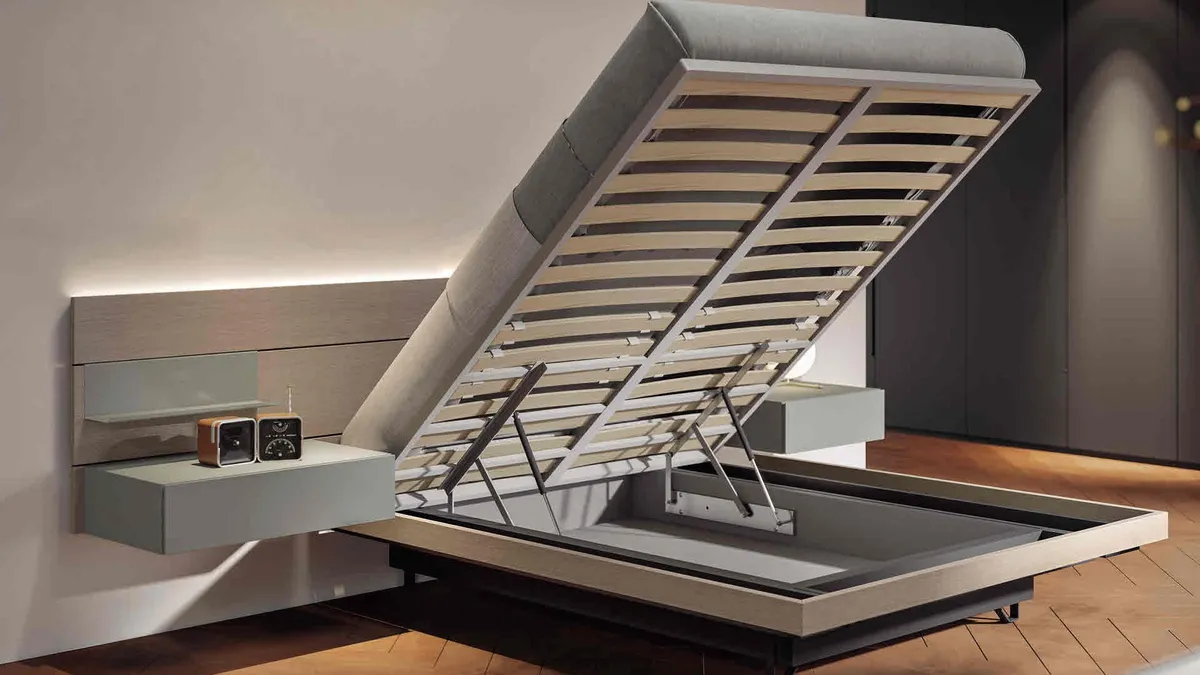 Letto 911 con box contenitore di Veneran