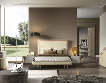 Letto in ecopelle Pasitea di Adriatica