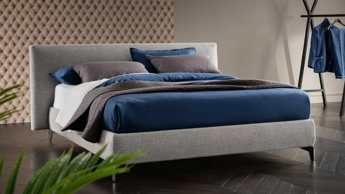 Letto Soul Miage in tessuto imbottito di Altrenotti