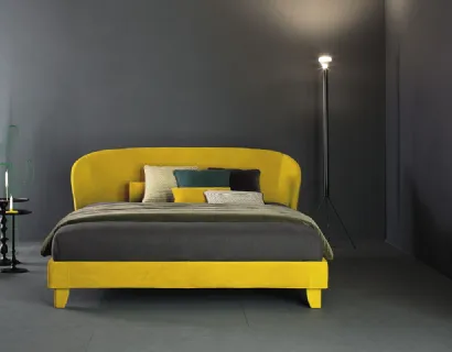 Letto in tessuto con testiera Carnaby di Twils