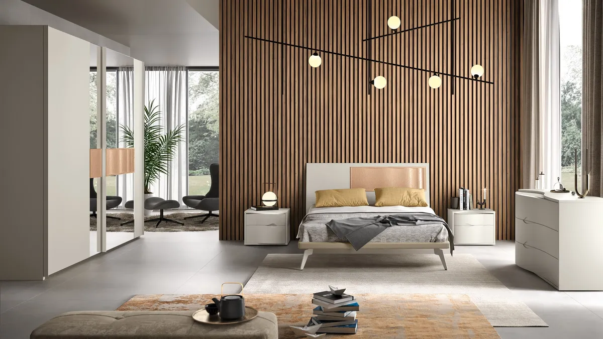 Letto con testiera Composizione 13 di Corso 11