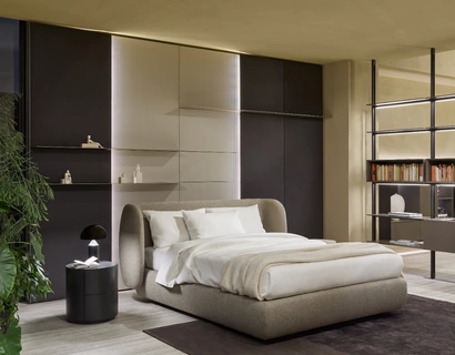 Letto imbottito Cosy con box contenitore di Sangiacomo