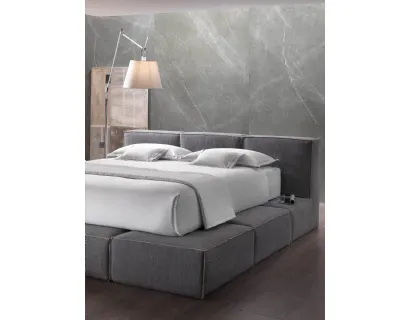 Letto di design in tessuto imbottito Designer QB di Altrenotti