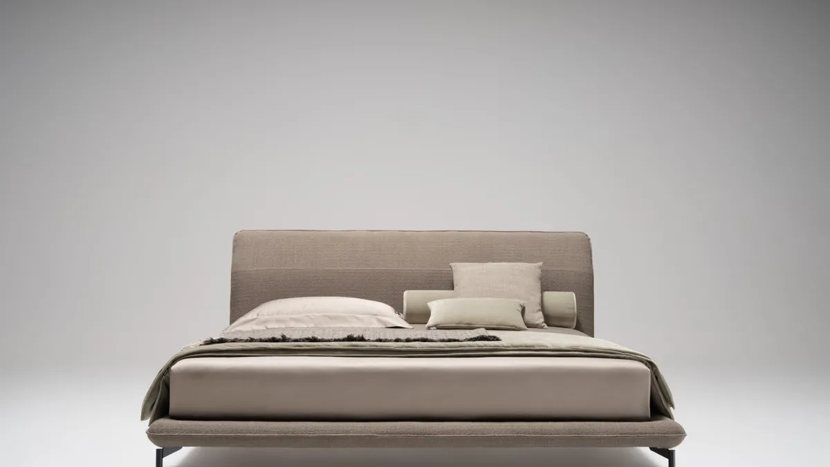 Letto in tessuto imbottito Elle di Twils