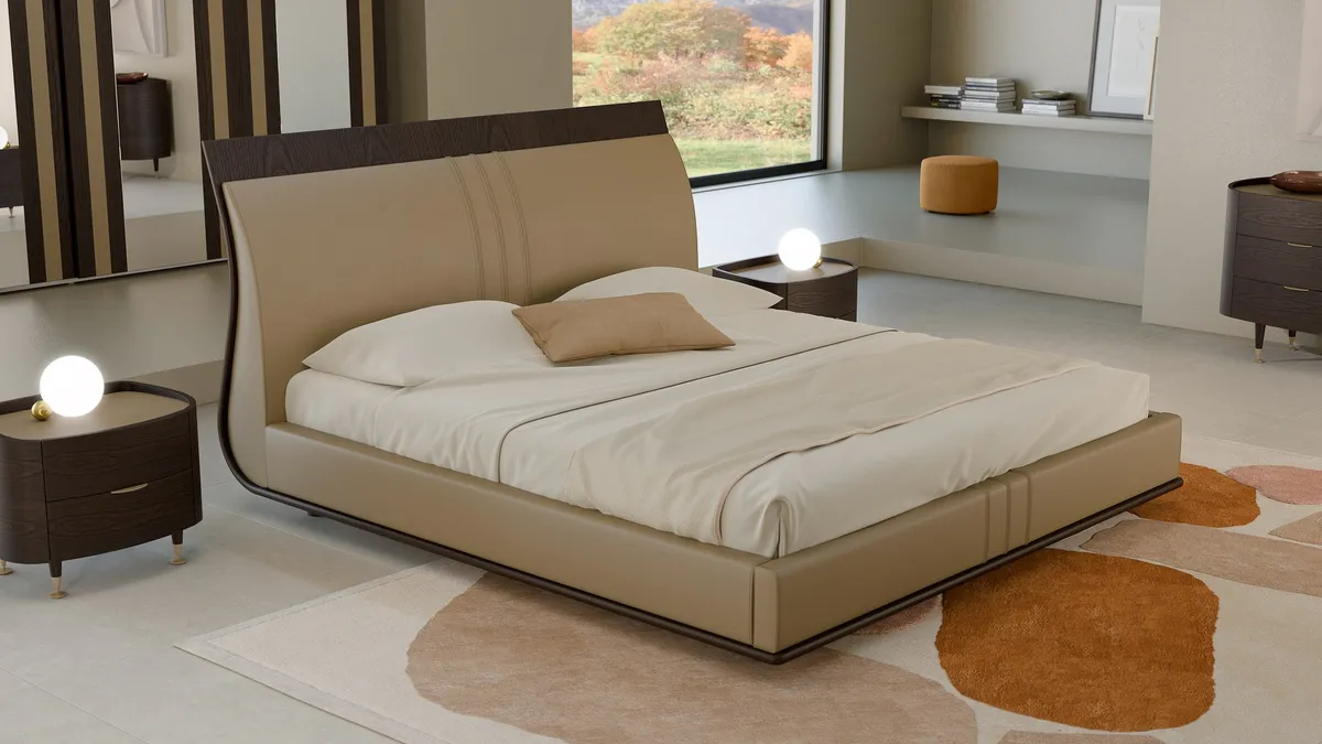 Letto con testiera Fred di Fazzini