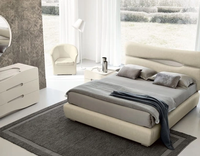 Letto imbottito Fly di Adriatica