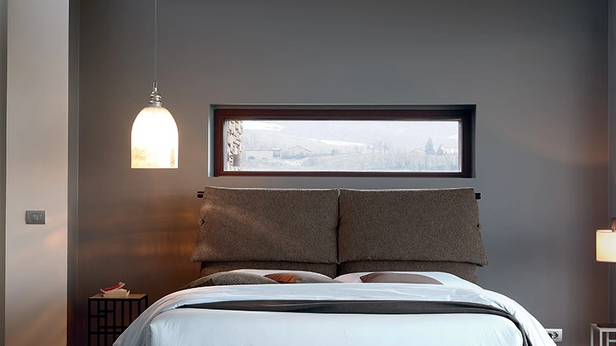 Letto in tessuto Fly di Bontempi Letti Design