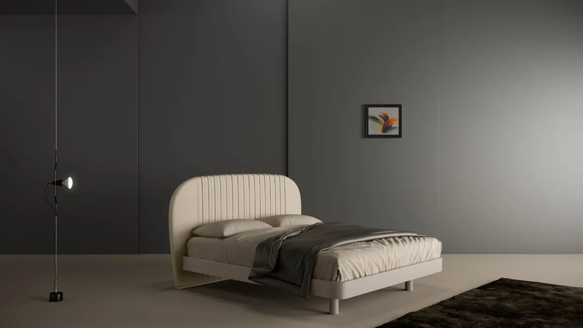 Letto in pelle Hermes di Fazzini
