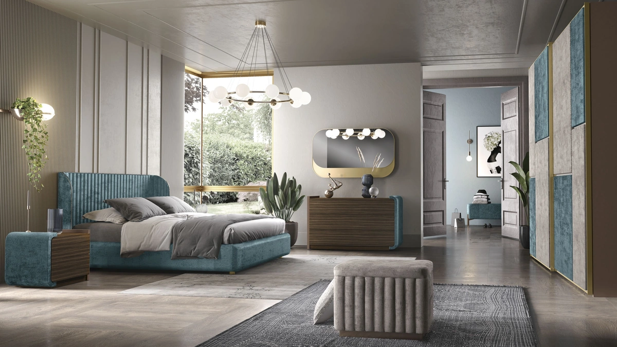 Letto in tessuto Ikelo di Adriatica